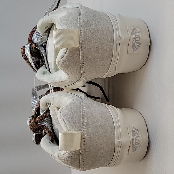 NWOB Vans Knu Stack White Casual LifeStyle Platform Shoes US W 9 M 7.5 Unisex - Picture 13 of 16